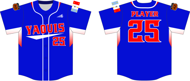 Guadalupe Little Yaquis Custom NanoDri Baseball Jersey #3B