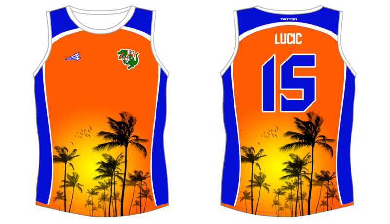 University of Florida Men&#39;s Rugby Club Custom NanoDri Singlet #1