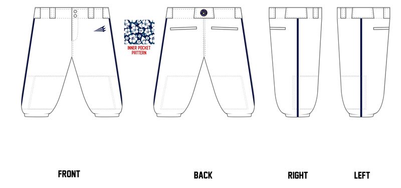 West Maui Brewers Custom Knicker Baseball Pants #BP6E