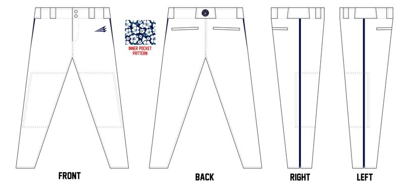 West Maui Brewers Custom Pro-Fit Baseball Pants #BP6D