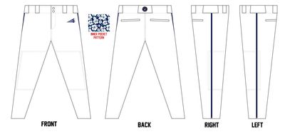West Maui Brewers Custom Pro-Fit Baseball Pants #BP6D
