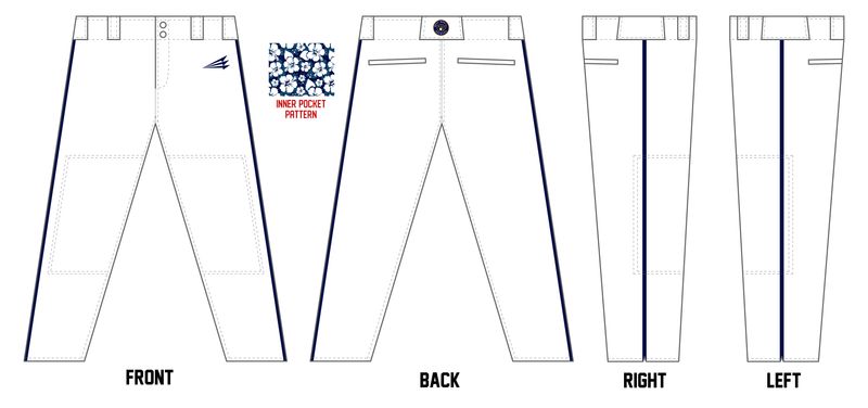 West Maui Brewers Custom Athletic Cut Baseball Pants #BP6F