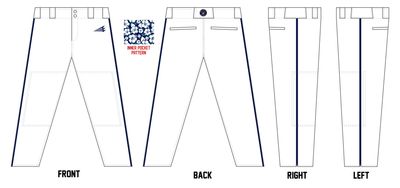 West Maui Brewers Custom Athletic Cut Baseball Pants #BP6F