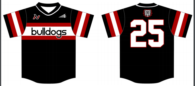 North Valley Baptist Bulldogs Custom Baseball Jersey #5C