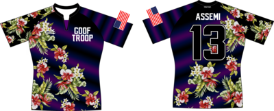 Binghamton Devils Custom Pro Premier Rugby Jersey #2B