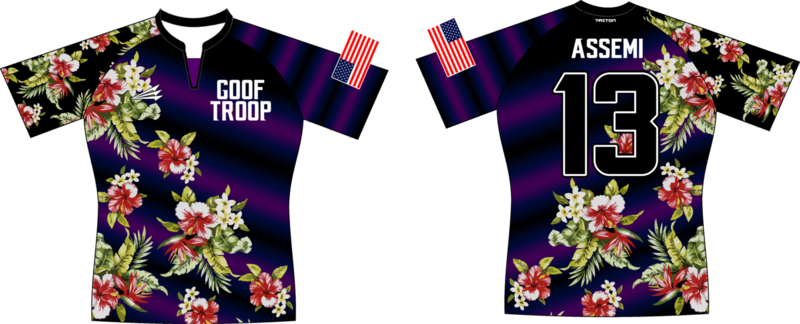 Binghamton Devils Custom Pro Premier Rugby Jersey #2B