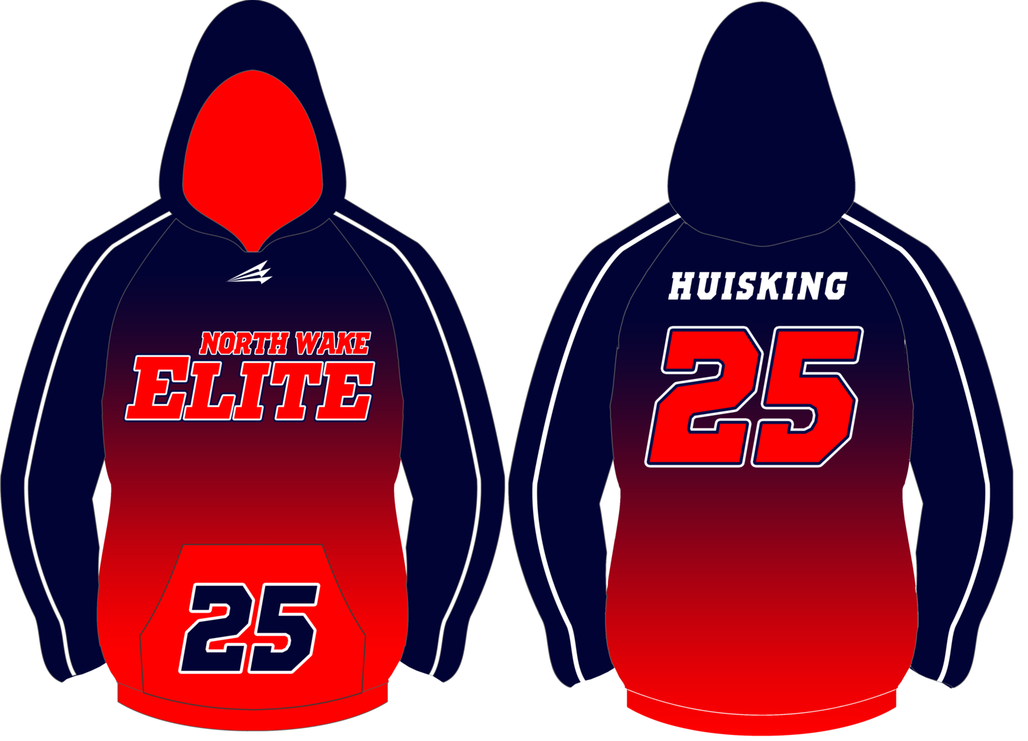 North Wake Elite Custom Vulcan Hoodie #1A