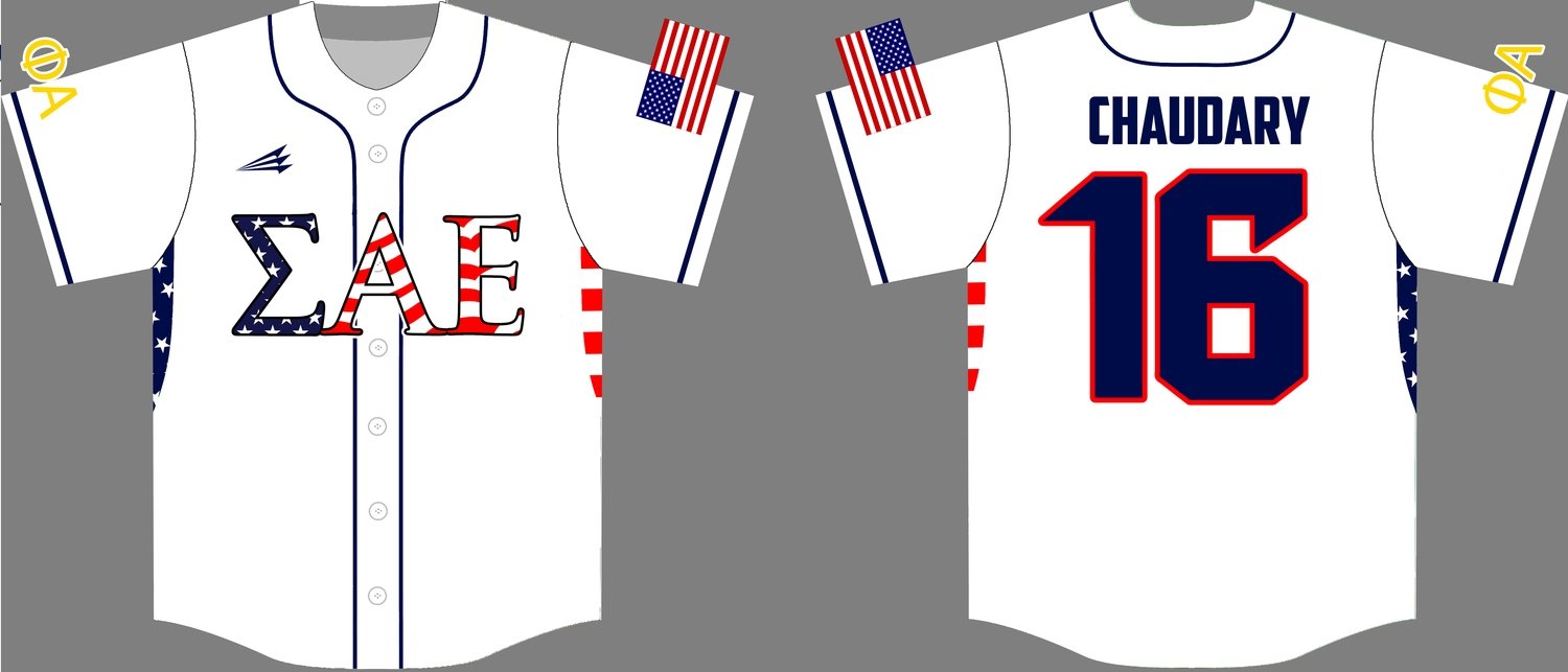 SAE NV Beta Custom NanoDri Baseball Jersey #5A