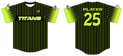 Romeoville Titans Custom NEON HexaFlex Baseball Jersey #J1D