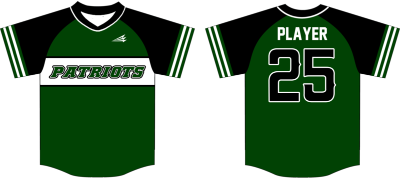 Ponderosa Patriots Custom HexaFlex Baseball Jersey Design #6B