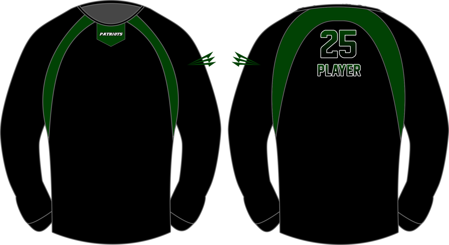 Ponderosa Patriots Custom Vulcan Pullover Design #VP1