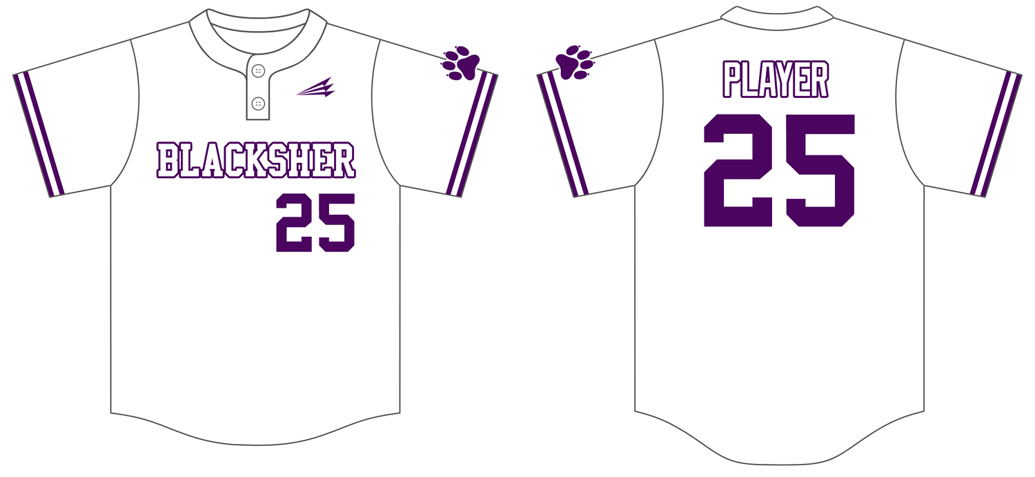 Blacksher Bulldogs Custom HexaFlex Baseball Jersey #J8
