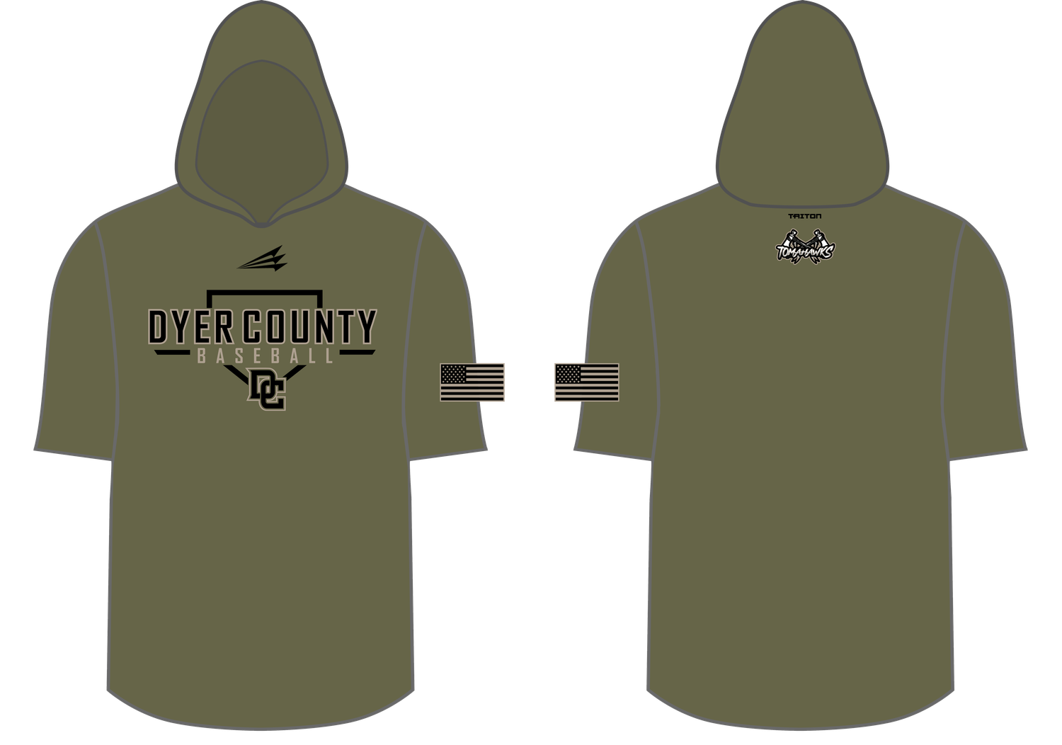 DC Tomahawks Custom Pro Premier Pullover #PP2
