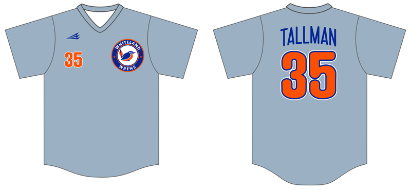 Whiteland Wrens Custom HexaFlex Baseball Jersey #J19b