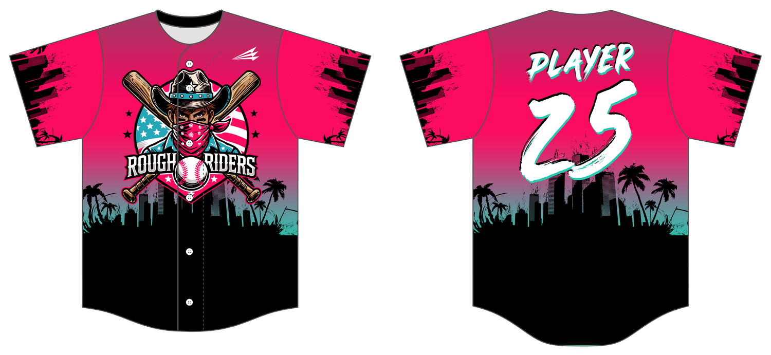 Rough Riders Custom HexaFlex Baseball Jersey #J5B