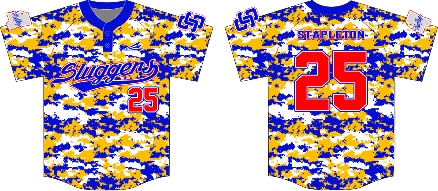 Shelby Sluggers Custom HexaFlex Baseball Jersey #6