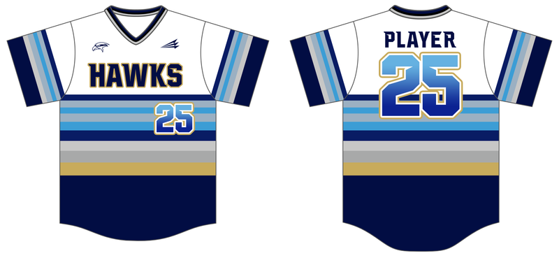 San Diego Hawks Custom NanoDri Baseball Jersey -  #J2D