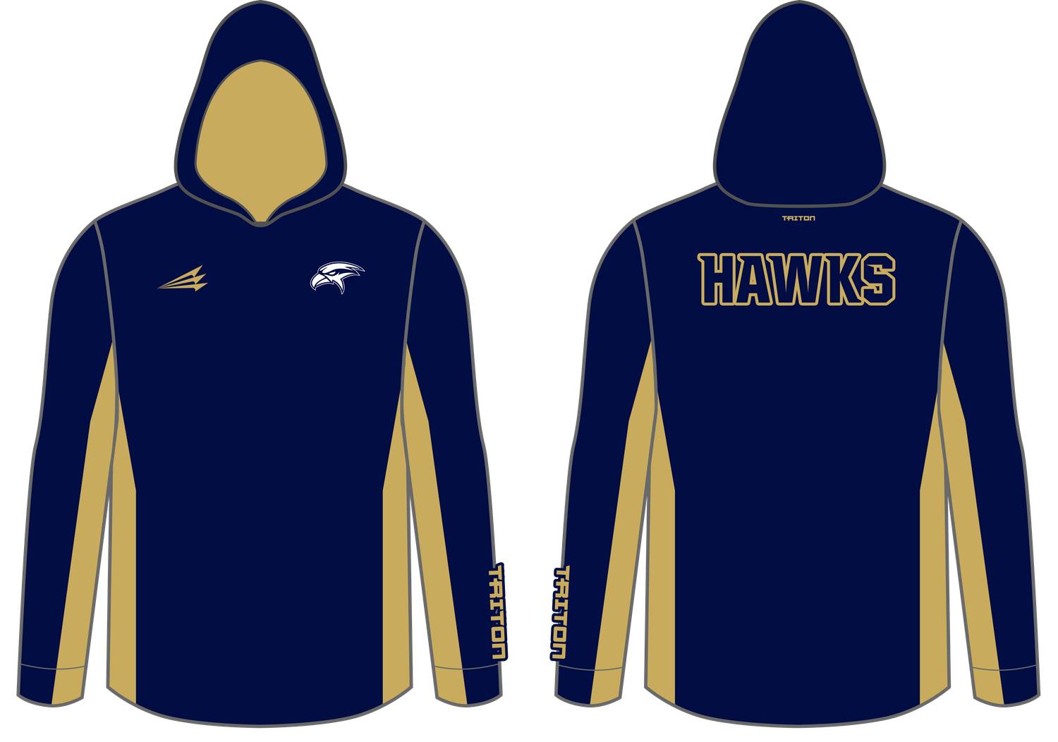 San Diego Hawks Baseball Custom NanoHood -  #NH1