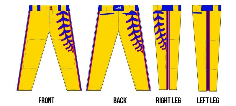 Shelby Sluggers Custom Stacheman Elite Long Baseball Pants  #BP1