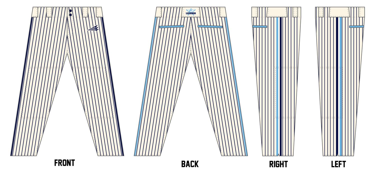 CO Legends Custom Athletic Cut Baseball Pants #BP3D