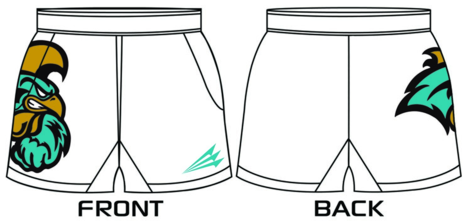Coastal Carolina Custom Rugby Shorts #12b