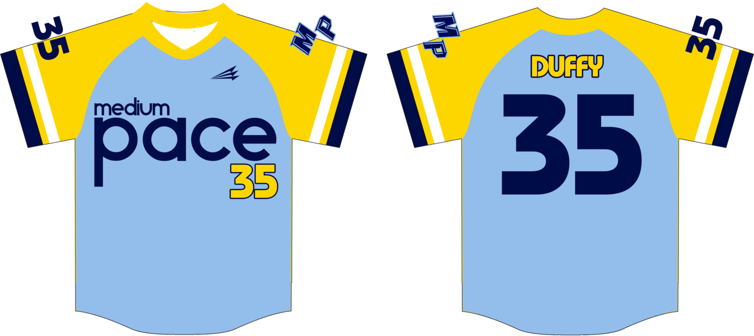 Medium Pace Custom HexaFlex Baseball Jersey #5C
