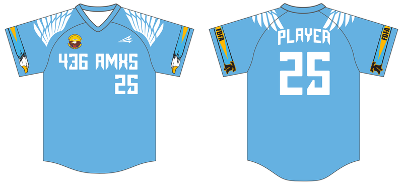 436 AMXS Custom HexaFlex Baseball Jersey #J1F