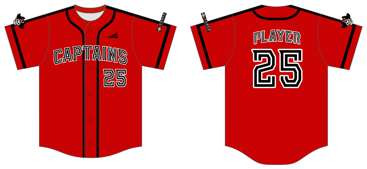 North Shore Captains Custom HexaFlex Baseball Jersey #J3E