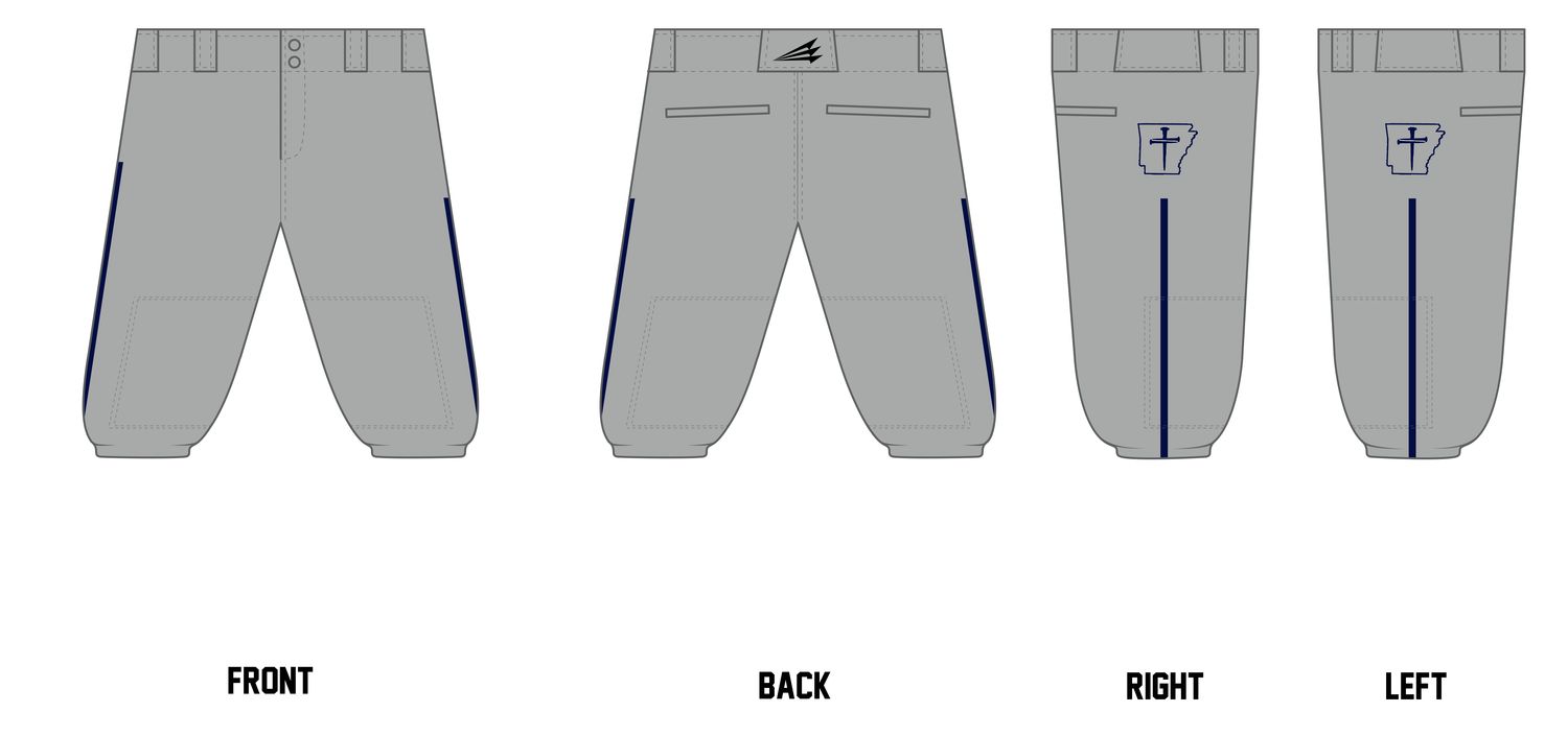 Arkansas Spikes Custom Knicker Baseball Pant #BP4K
