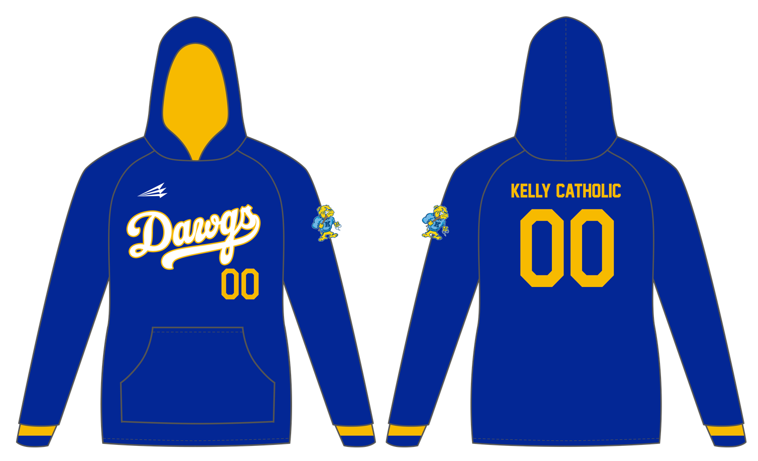 Kelly Catholic High School Custom Vulcan Hoodie #VH1B