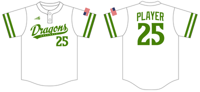 Dragons Baseball Club Custom HexaFlex Baseball Jersey #J5