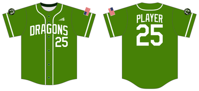 Dragons Baseball Club Custom HexaFlex Baseball Jersey #J1