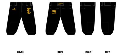 BC Ballers Custom Knicker Baseball Pants #BP7A