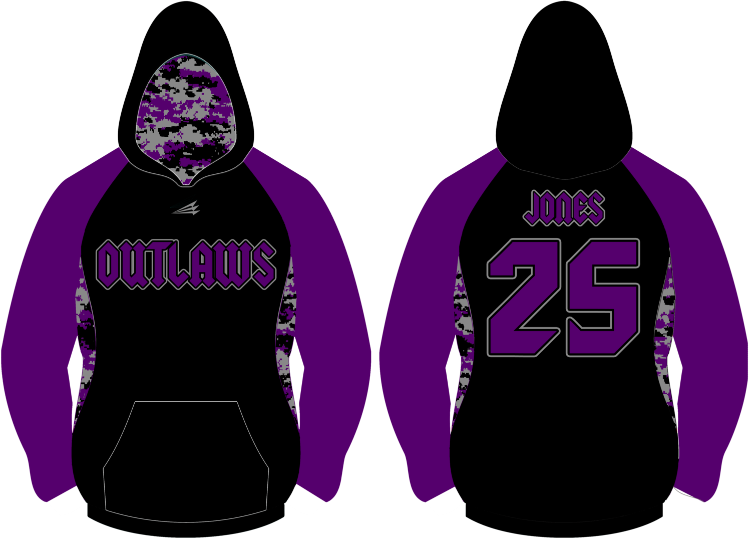 Lehi Outlaws Custom Vulcan Hoodie #VH1