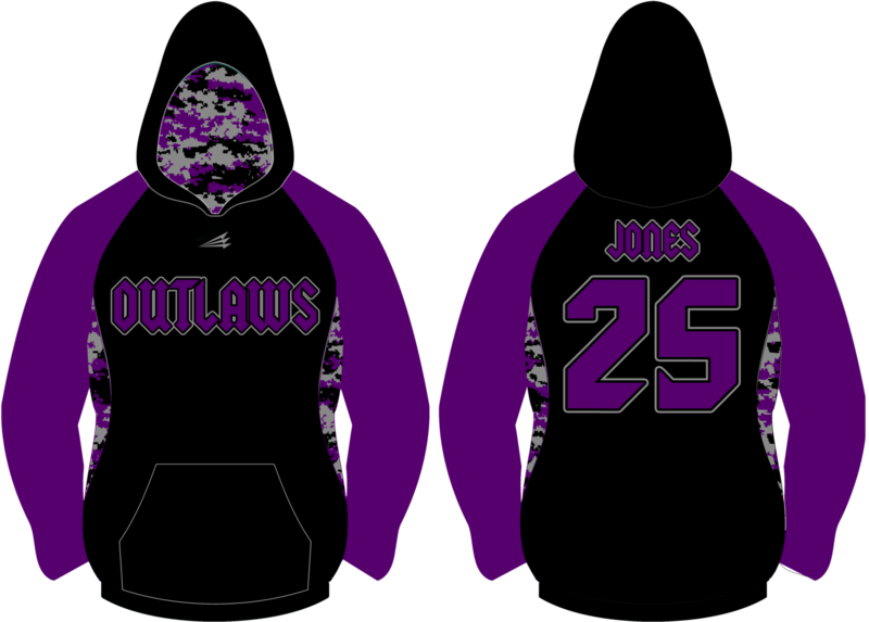 Lehi Outlaws Custom Vulcan Hoodie #VH1