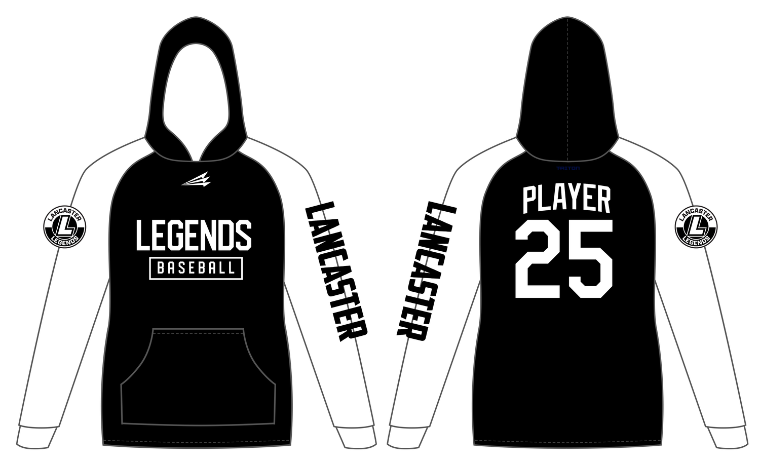 Lancaster Legends Custom Vulcan Hoodie #VH5C