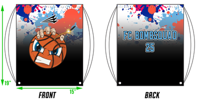 FC BOMBSQUAD Custom Drawstring Bag #DB1