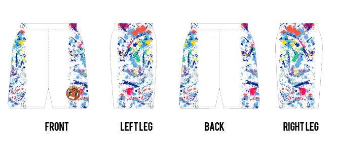 FC BOMBSQUAD Custom HexaFlex Basketball Shorts #BS6D