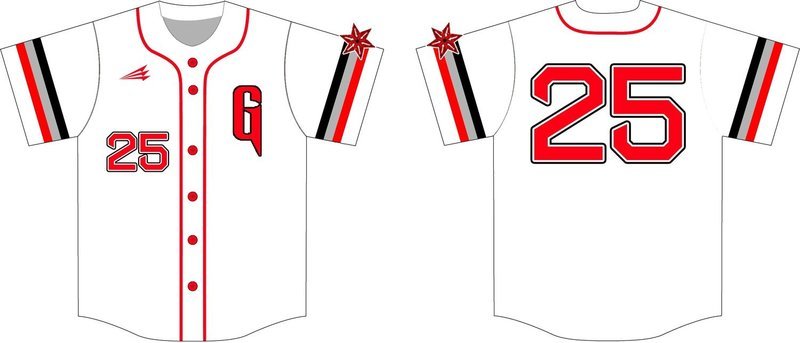 Grind Baseball Custom HexaFlex Jersey #8g