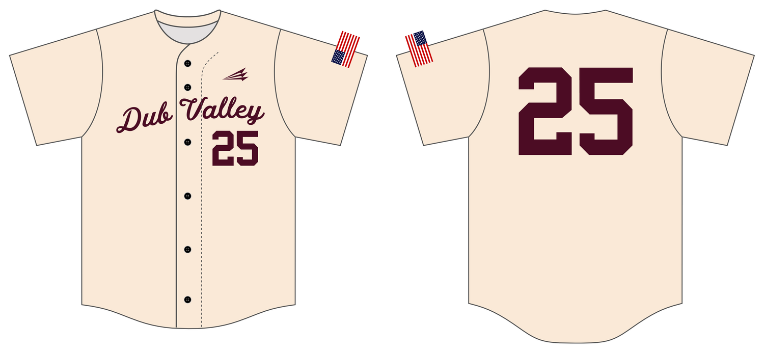 West Valley Mustangs Custom NanoDri Baseball Jersey #J4c
