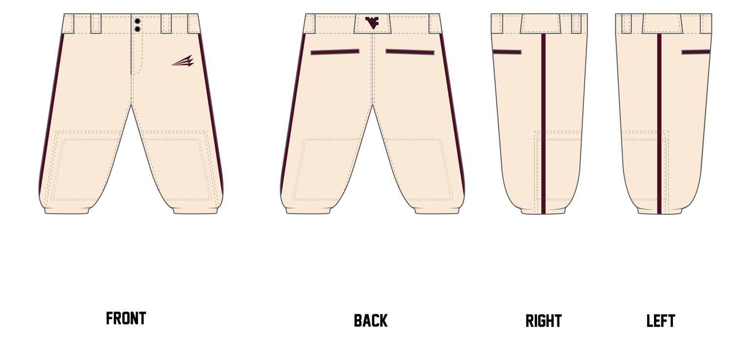 West Valley Mustangs Custom Knicker Baseball Pant #BP4