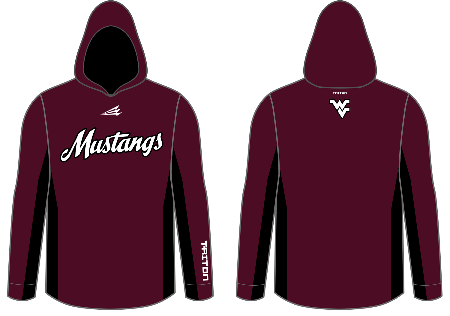 West Valley Mustangs Custom NanoZip #NH1