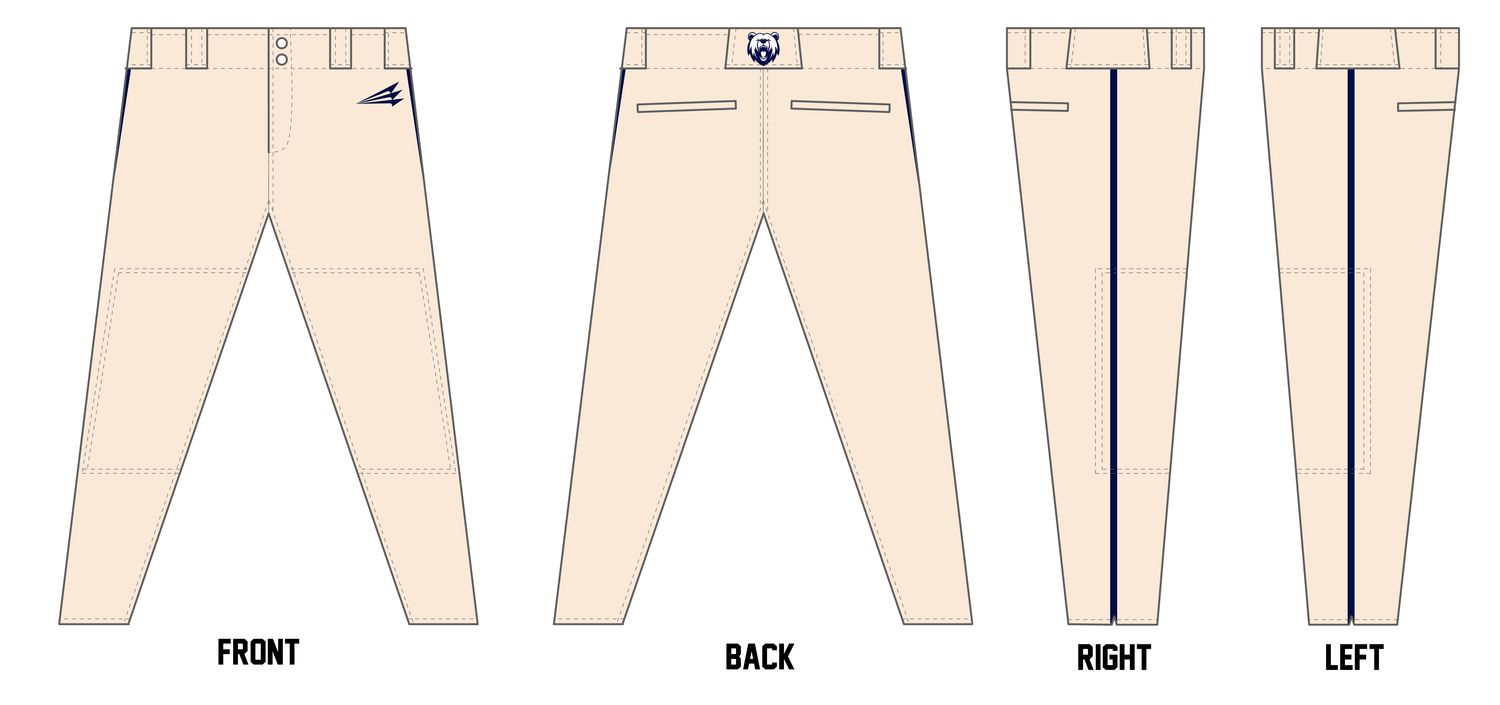 Olympia Baseball Club Custom Athletic Baseball Pant #BP4