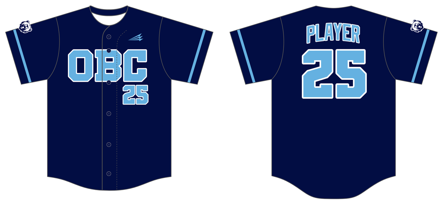 Olympia Baseball Club Custom HexaFlex Baseball Jersey #J3F