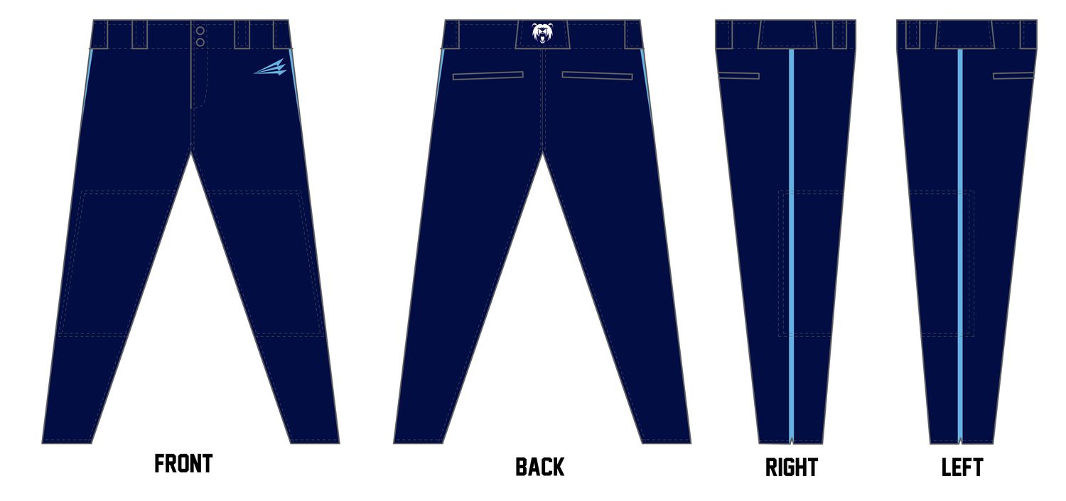 Olympia Baseball Club Custom Athletic Baseball Pant #BP3B