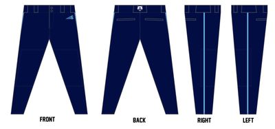Olympia Baseball Club Custom Athletic Baseball Pant #BP3B