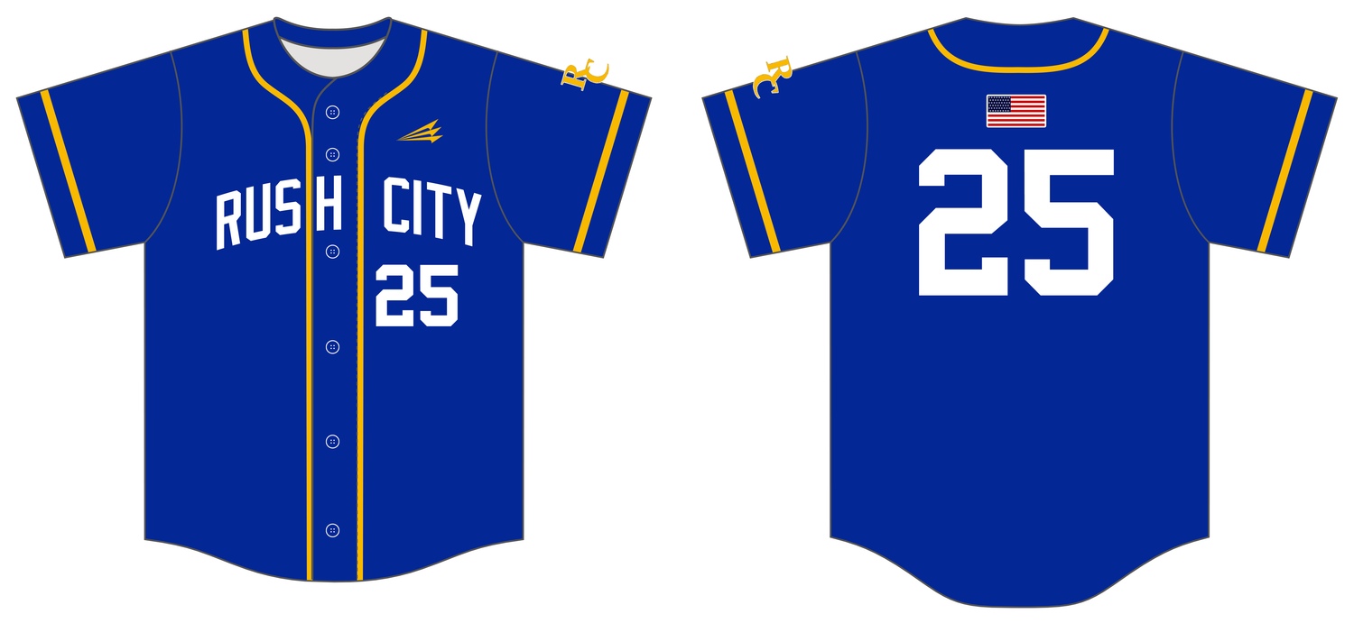 Rush City Tigers Custom HexaFlex Baseball Jersey #J3