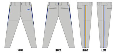 Rush City Tigers Custom Pro-Fit Baseball Pant #BP2b