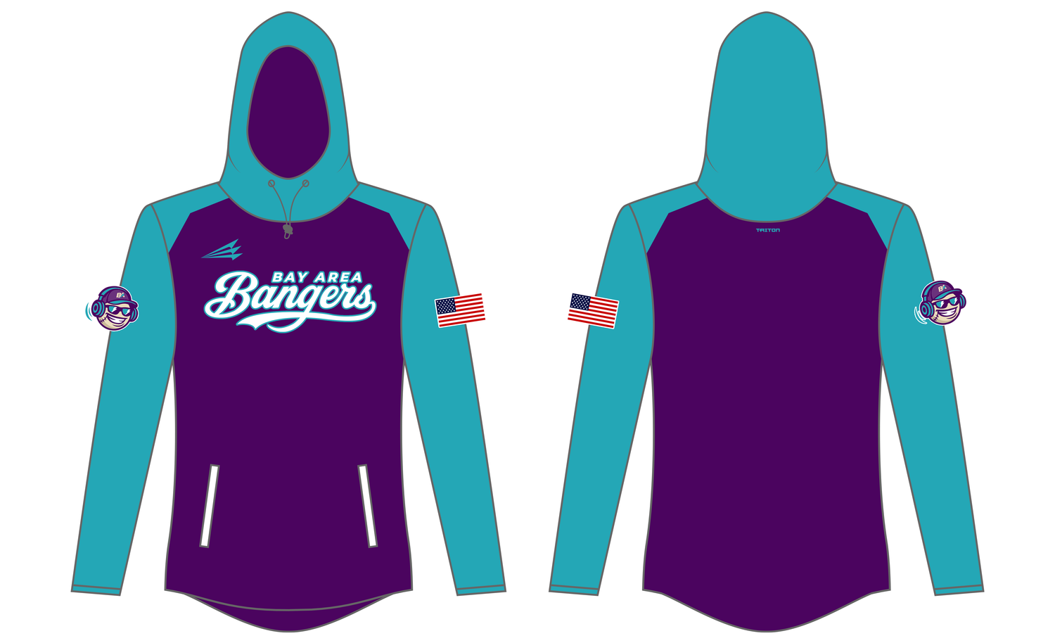 Bay Area Bangers Custom QuadFlex Hoodie #QF1