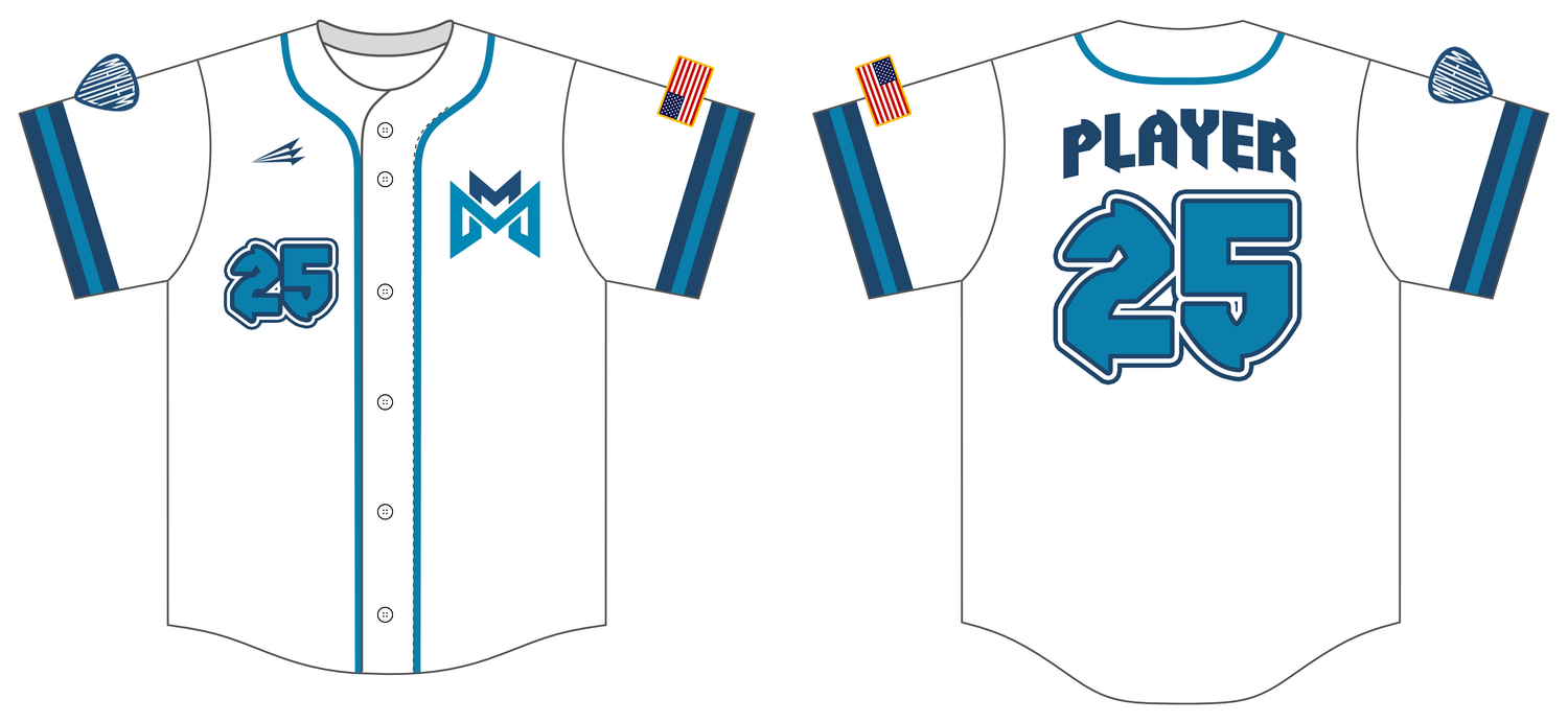 Midwest Mayhem Baseball Custom NanoDri Baseball Jersey #J1B2